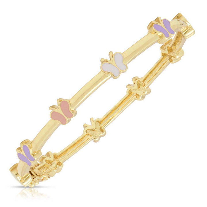 Butterfly Station Bangle: Pink