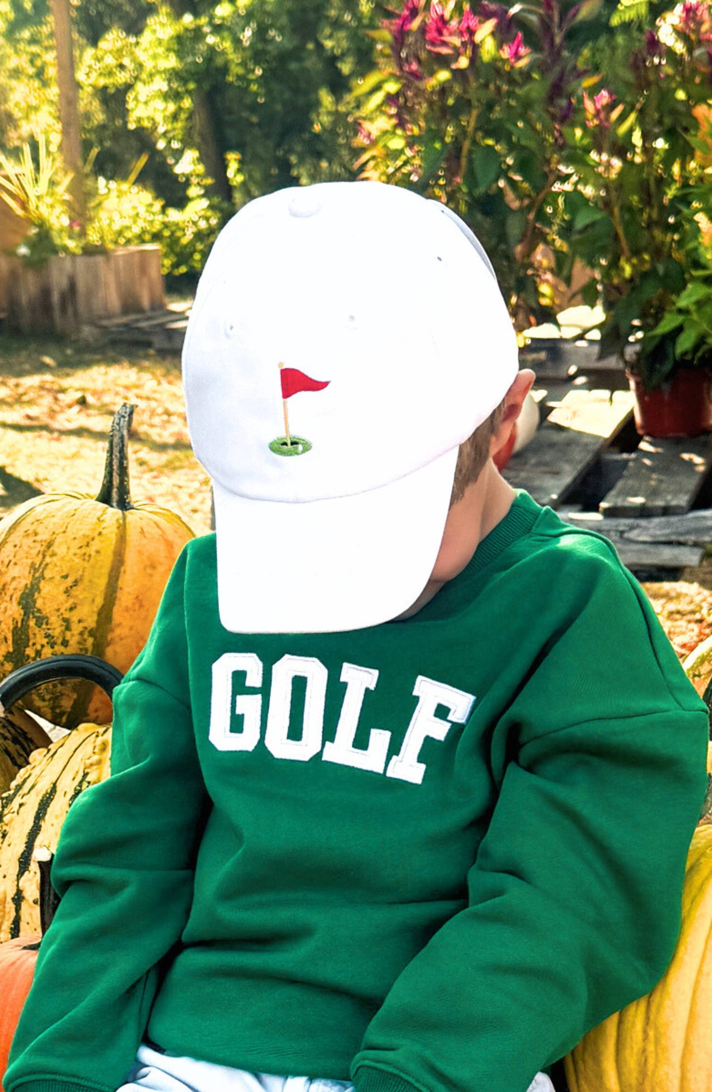 Golf Flag Baseball Hat (Baby, Youth): Baby (0-2 y.o.)