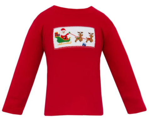 Santa Sleigh Red T-shirt