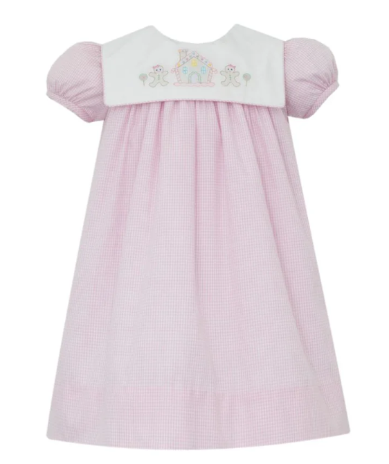 Gingerbread - Pink Gingham Dress