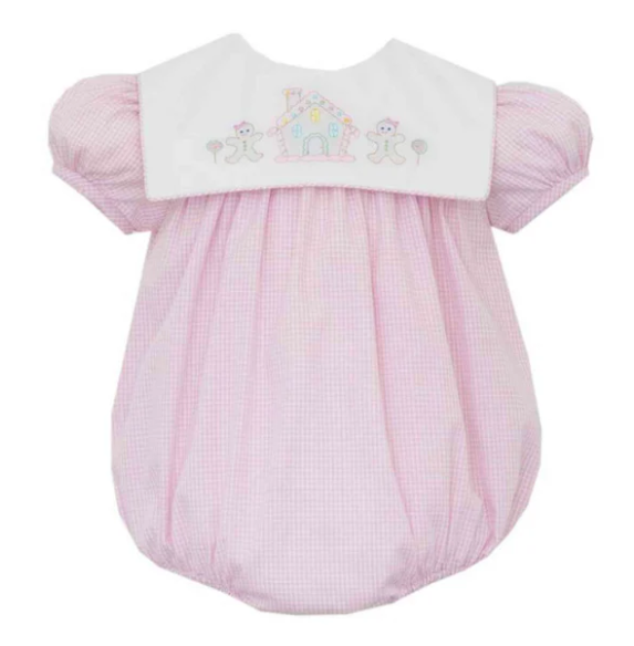 Gingerbread - Pink Gingham Bubble