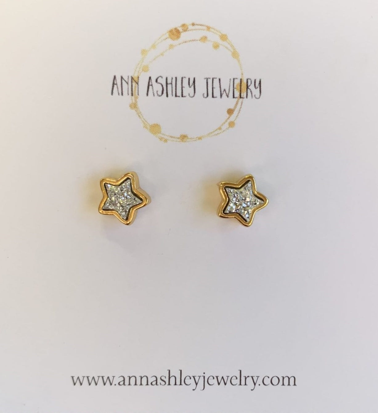 Silver Star Earrings
