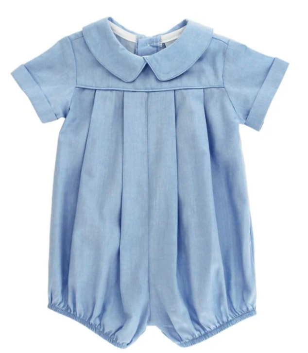 Chambray Dressy Boy Bubble