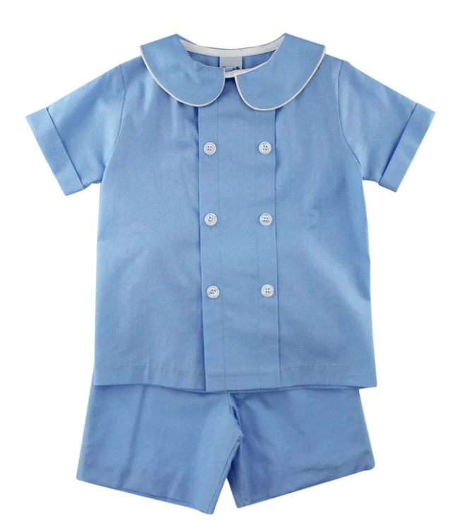 Summer Blue Short Set