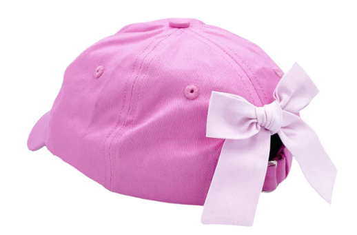 Pink Princess Crown w/Bow BB Hat-Youth