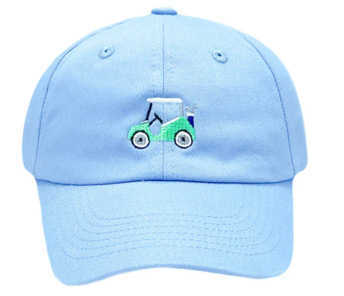 Golf Cart Kids BB Hat- Blue