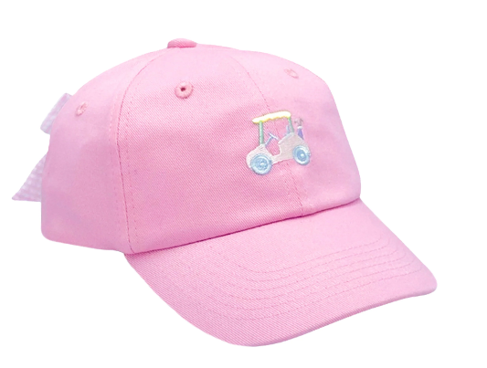 Infant Rainbow Golf Cart BB Hat w/Bow