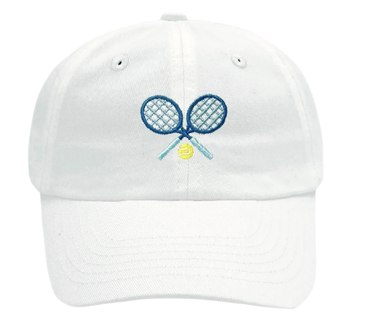 Tennis White BB Hat - Youth