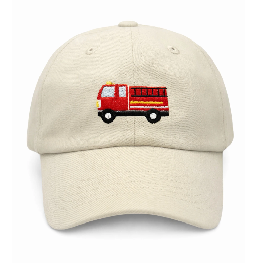 Firetruck BB Hat - Tan Infant