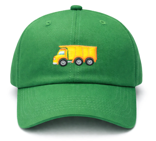 Green Dump Truck BB Hat - Infant