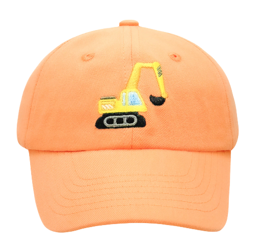Excavator Orange BB Hat - Infant