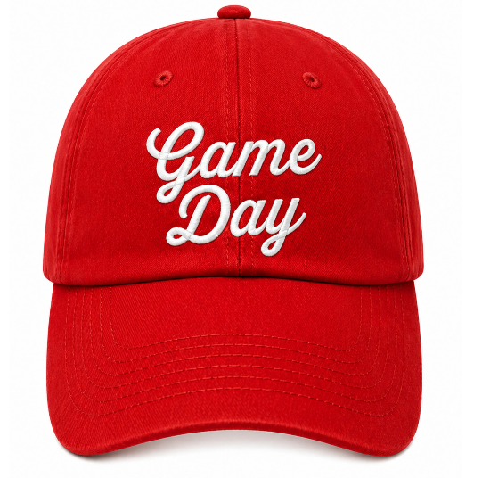 Game Day Crimson Red BB Hat - Infant