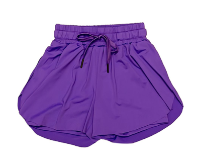 Purple Butterfly Shorts