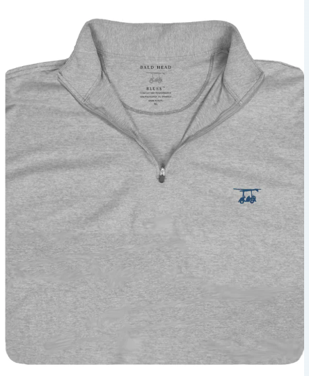 Ocean View Qzip Heather Mon Pullover