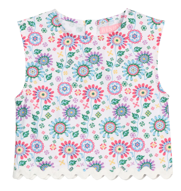 Ric Rac Bellavista Blooms Top