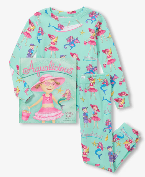 Aqualicious PJ Set With Book