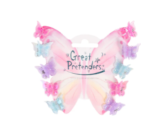 Fancy Flutter Mini Hairclips 10 PC