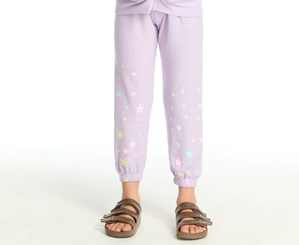 Cozy Slim Pants-Candy Stars-Girls