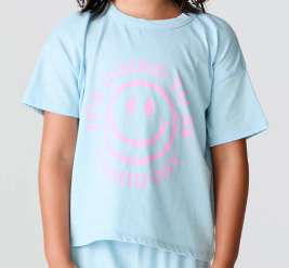 Mermaid Blue A Good Day Tee