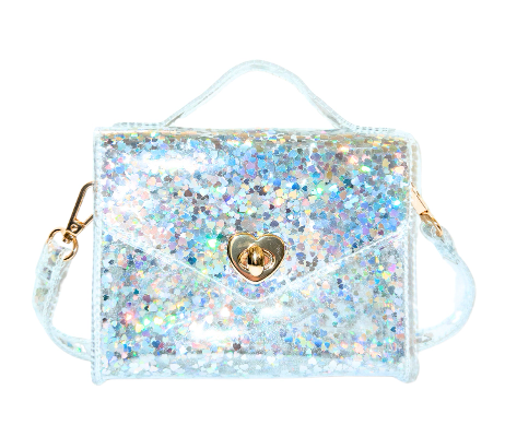 Gussie Silver Hearts Purse