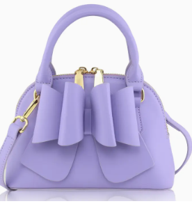 Margo Purple w/Bow Purse