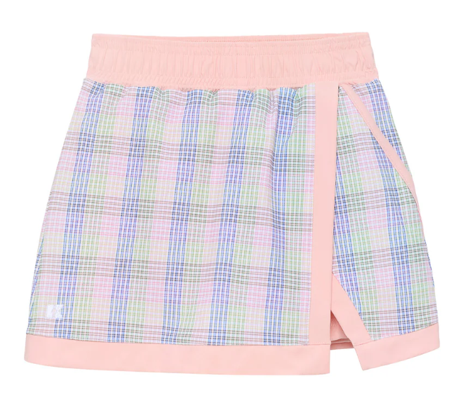 Spring Gingham Retro Power Skort