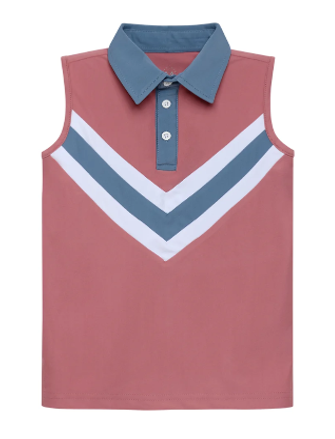 Dusty Pink/Slate Cheer Top