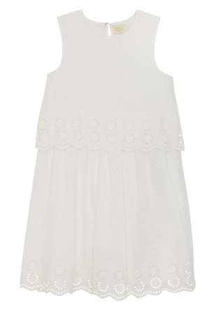 White Embroidery Dress