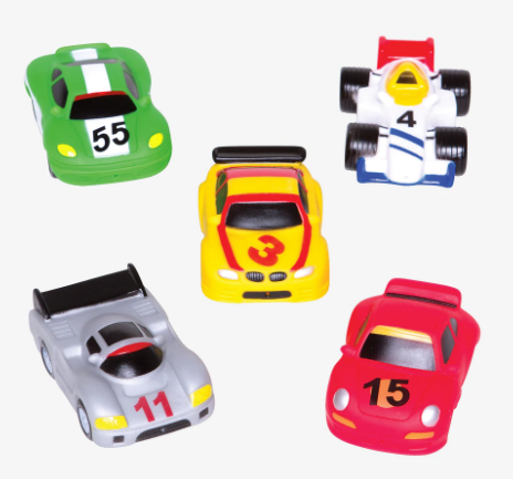 Race Car Party Bath Toys