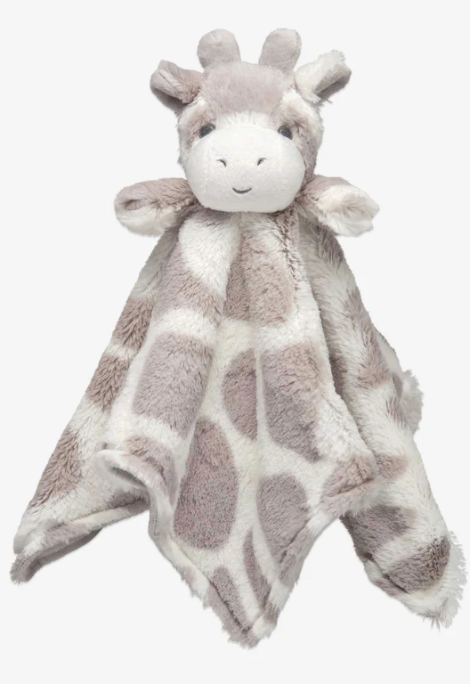 Giraffe Gray Blankie 15x15