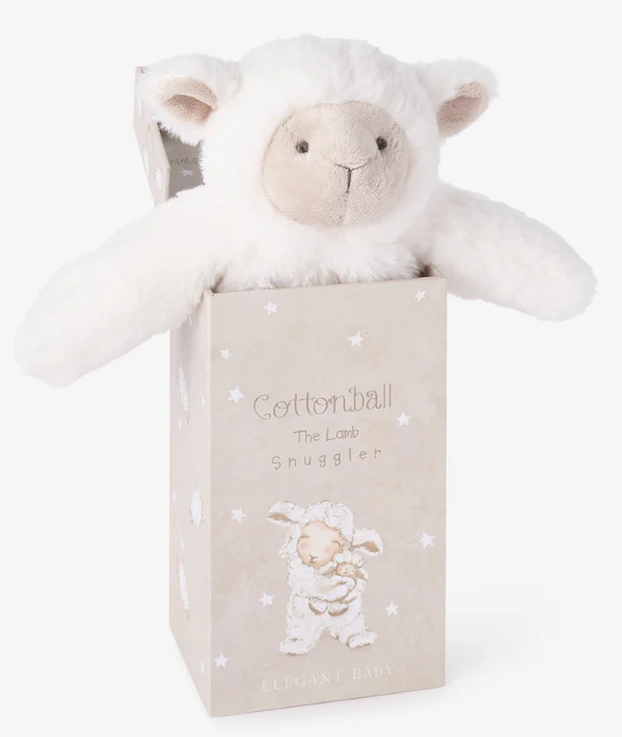 Cottonball the Lamb Snuggler Boxed