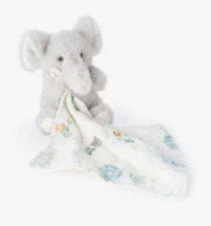 Elephant Plush Toy w/Blankie