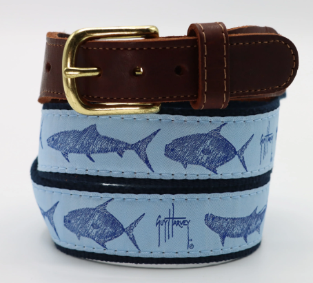 Guy Harvey Key Slam On Navy - Belt