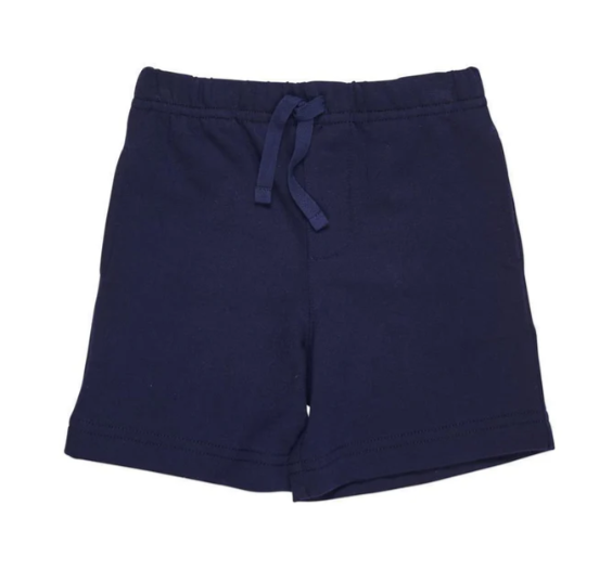 Navy French Terry Shorts - Boys