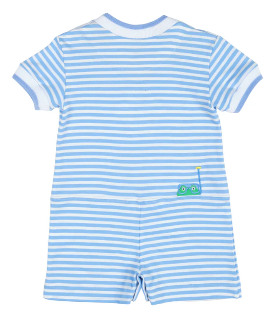 Stripe Shortall w/Frog