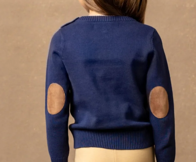 Navy Blue Horse Sweater