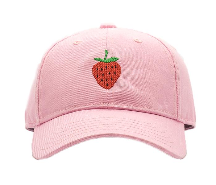 Kids Strawberry On Pink BB Hat