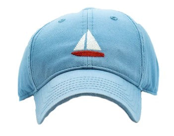 Kids Sailboat Faded Chambray BB Hat