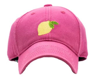 Kids Lemon On Bright Pink BB Hat