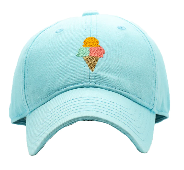 Kids Ice Cream On Aqua BB Hat