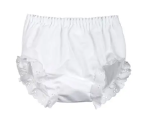 Smaller White Diaper Cover