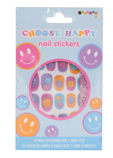 Choose Happy Nail Stickers & File Set