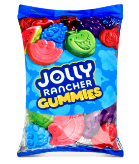 Jolly Rancher Gummies Packaging Plush