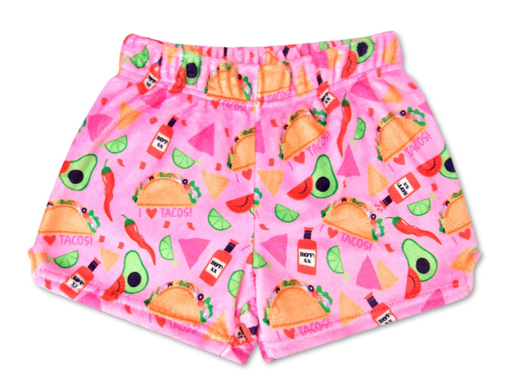 Taco Love Plush Shorts
