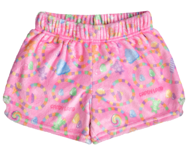 Candy Land Sugar Trail Plush Shorts