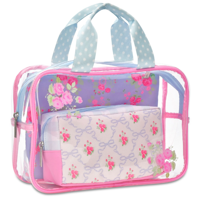 Ditsy Floral Cosmetic Bag Trio