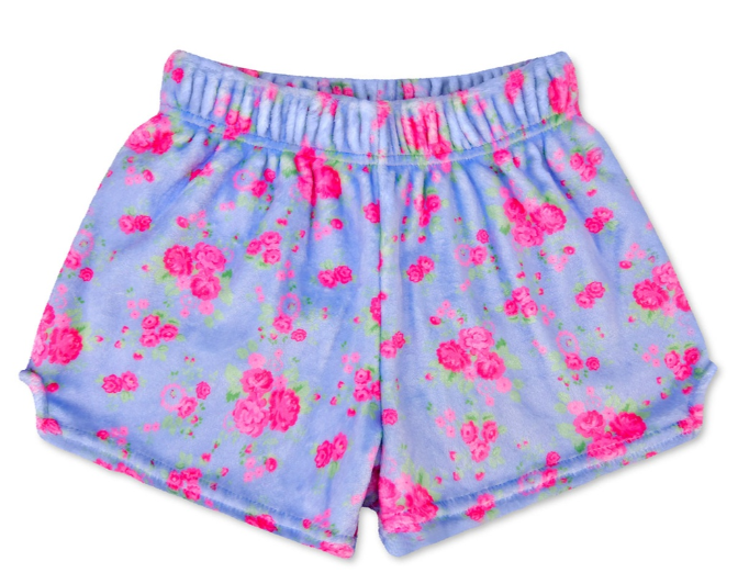 Ditsy Floral Plush Shorts