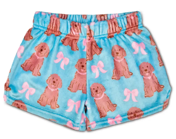 Pretty Pups Plush Shorts