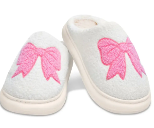 Cozy Bow Slippers