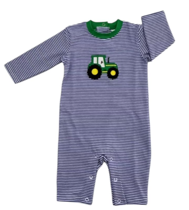Rhett Tractor Romper - Toddler